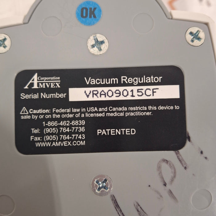 Amvex Vacuum Regulator