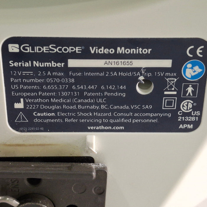 Verathon Medical, Inc Verathon Medical, Inc Glidescope Video Laryngoscope Surgical Equipment reLink Medical