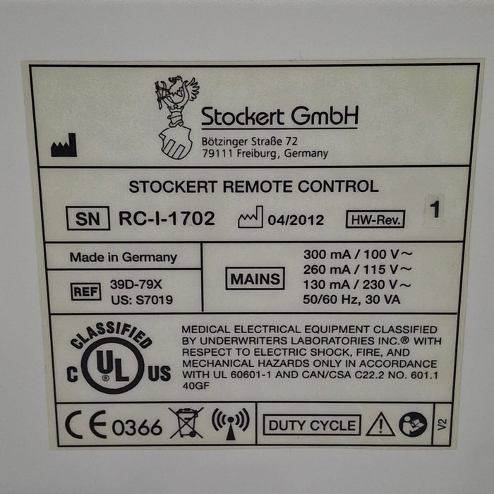 BioSense Webster BioSense Webster Stockert Remote Control Accessory Surgical Equipment reLink Medical