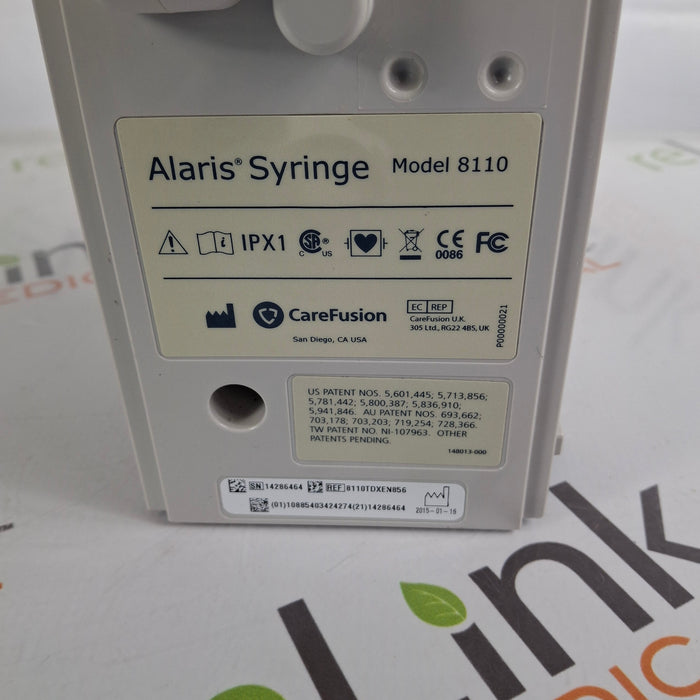 CareFusion CareFusion Alaris 8110 Syringe Pump Module Infusion Pump reLink Medical