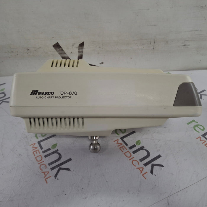Marco Marco CP-670 Auto Chart Projector Ophthalmology reLink Medical