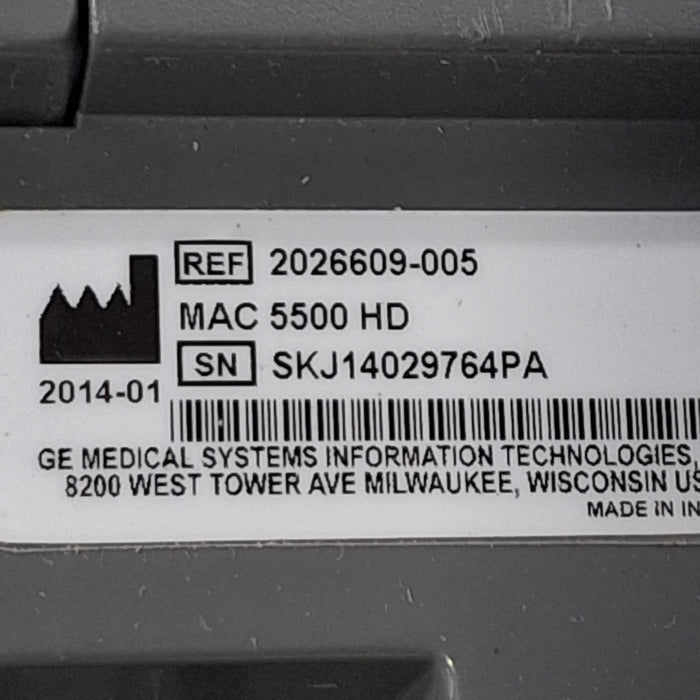 GE Healthcare MAC 5500 HD ECG with CAM Module