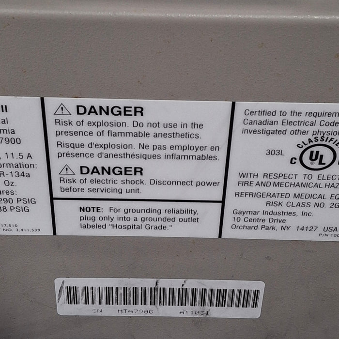 Gaymar Gaymar Medi-Therm III MTA7900 Hyper/Hypothermia Machine Temperature Control Units reLink Medical