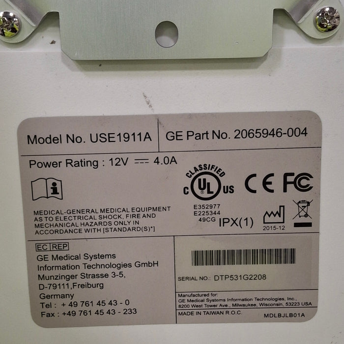 GE Healthcare CDA19T Patient Monitor