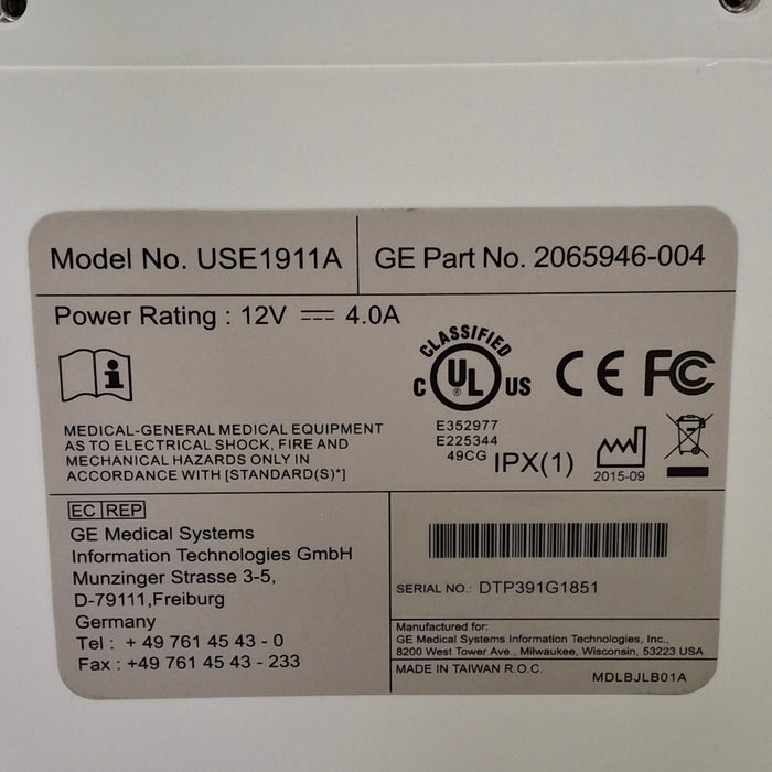 GE Healthcare GE Healthcare CDA19T Patient Monitor Patient Monitors reLink Medical