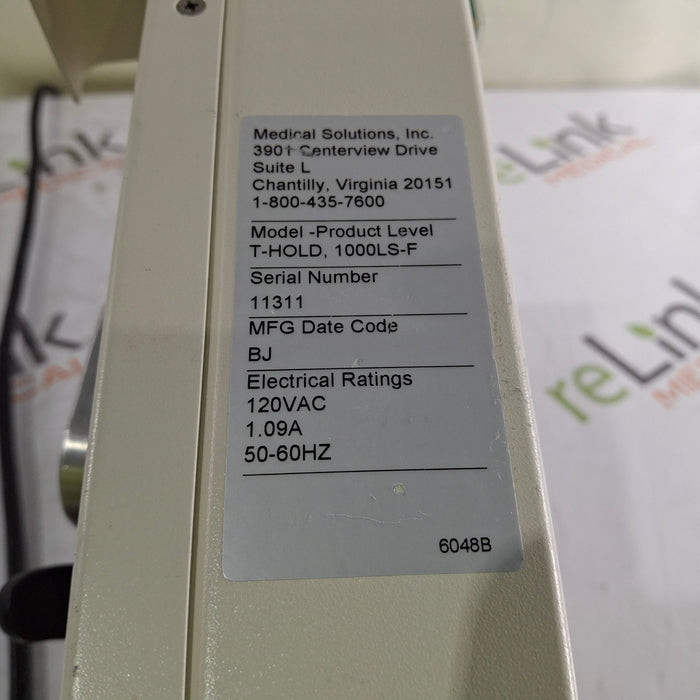 Medical Solutions Medical Solutions T-Hold 1000LS-F Fluid Bag Warming System Temperature Control Units reLink Medical