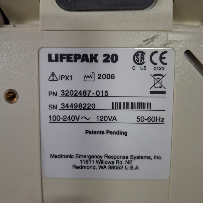 Physio-Control Physio-Control LifePak 20 Defib Defibrillators reLink Medical