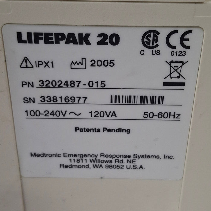 Physio-Control Physio-Control LifePak 20 Defib Defibrillators reLink Medical