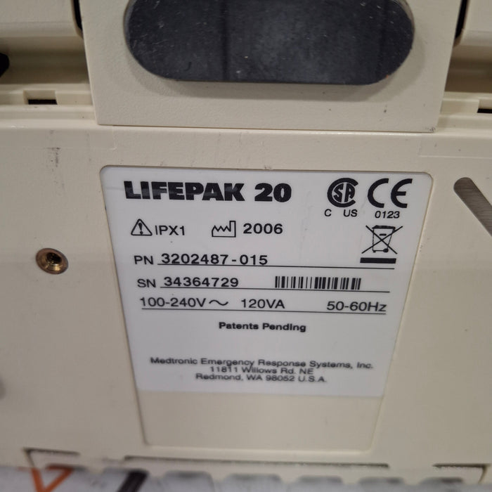 Physio-Control Physio-Control LifePak 20 Defib Defibrillators reLink Medical