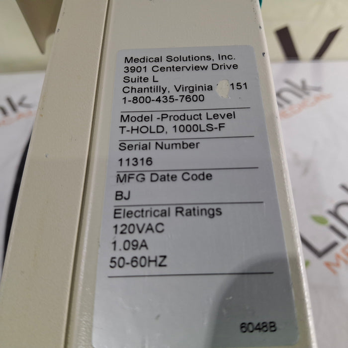 Medical Solutions T-Hold 1000LS-F Fluid Bag Warming System
