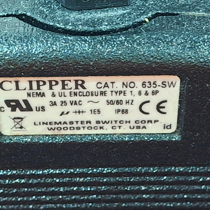 Linemaster Switch Corporation Clipper 635-S Foot Switch
