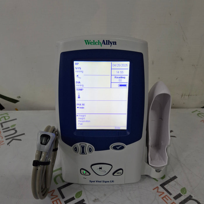Welch Allyn Welch Allyn Spot LXi - NIBP, ThermoScan Vital Signs Monitor Patient Monitors reLink Medical