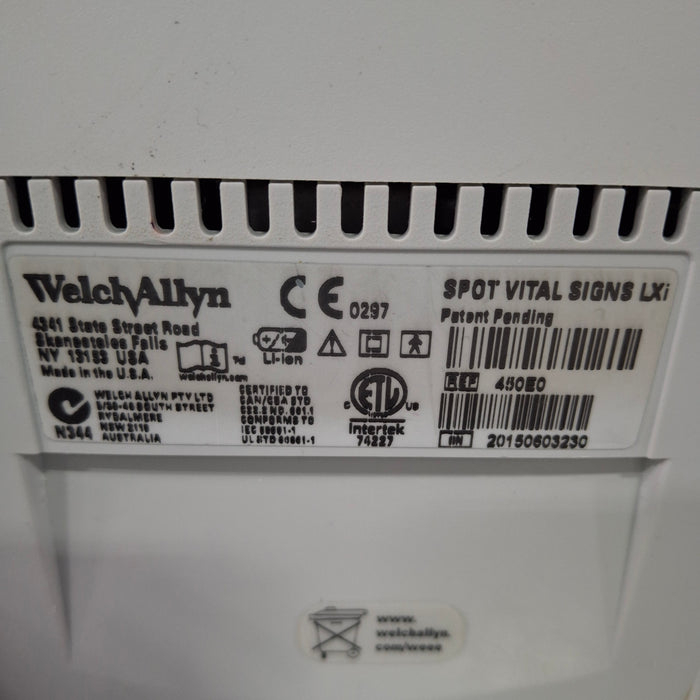 Welch Allyn Welch Allyn Spot LXi - NIBP, ThermoScan Vital Signs Monitor Patient Monitors reLink Medical