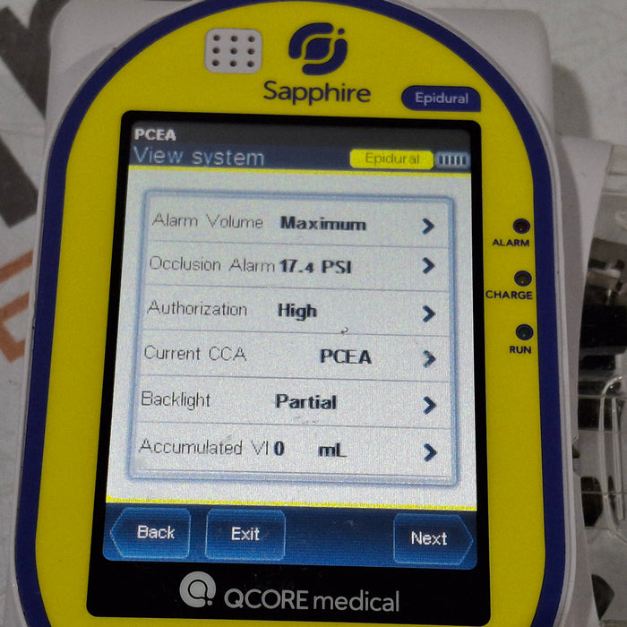 QCore Medical QCore Medical Sapphire Epidural Infusion Pump Infusion Pump reLink Medical