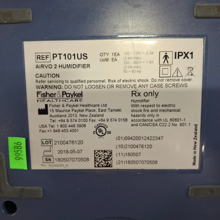 Fisher & Paykel Fisher & Paykel Airvo 2 Humidified High Flow Therapy Unit Respiratory reLink Medical