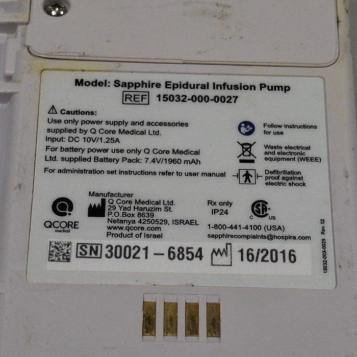 QCore Medical Sapphire Epidural Infusion Pump