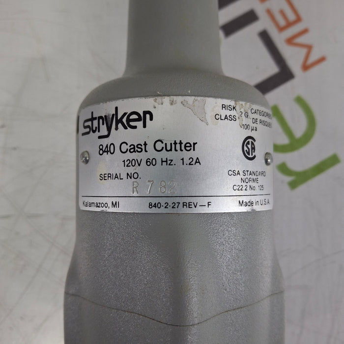 Stryker 840 cast cutter
