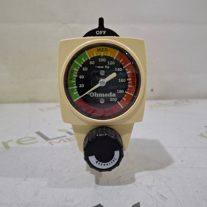 Ohmeda Medical Vacuum Regulator