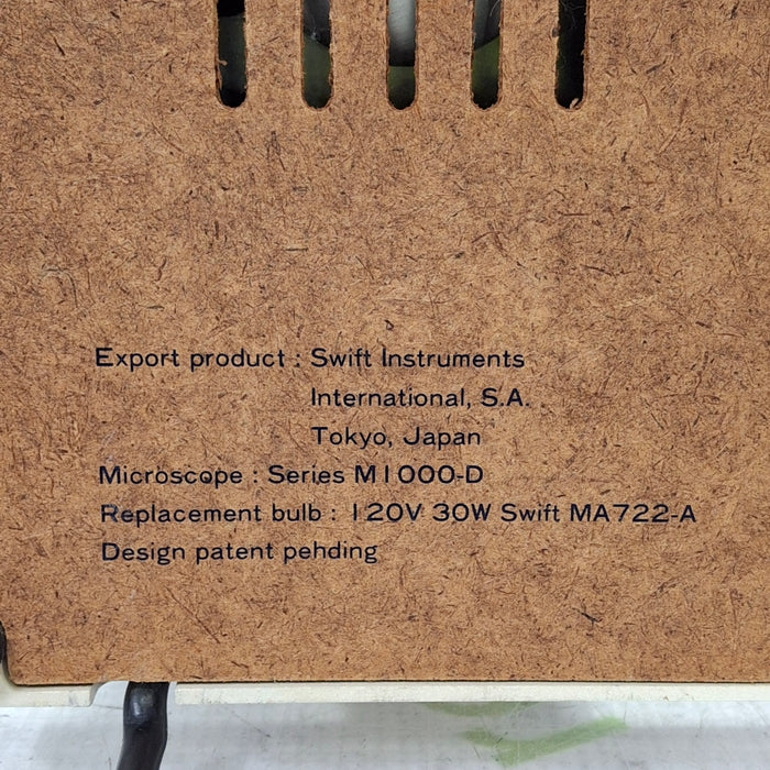 Swift Optical Instruments, Inc. Swift Optical Instruments, Inc. M1000 Binocular Microscope Lab Microscopes reLink Medical