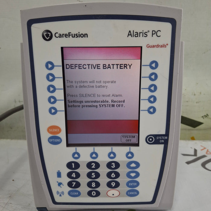 CareFusion CareFusion Alaris 8015 Small Screen POC Infusion Pump Infusion Pump reLink Medical