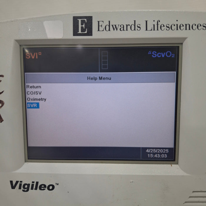 Edwards Lifesciences Vigileo Patient Monitor