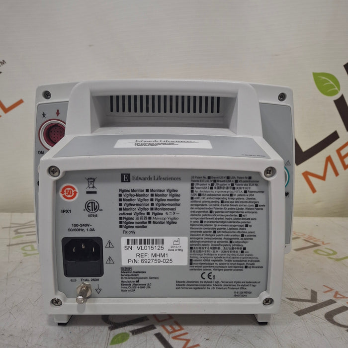 Edwards Lifesciences Vigileo Patient Monitor