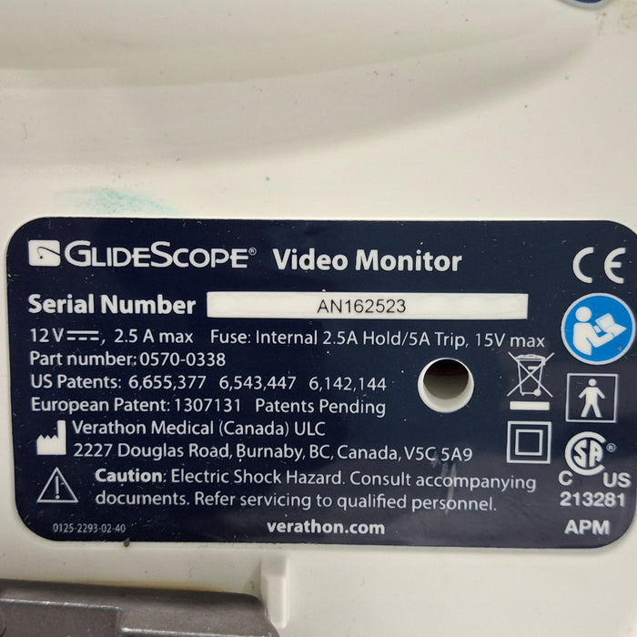 Verathon Medical, Inc Glidescope Video Laryngoscope