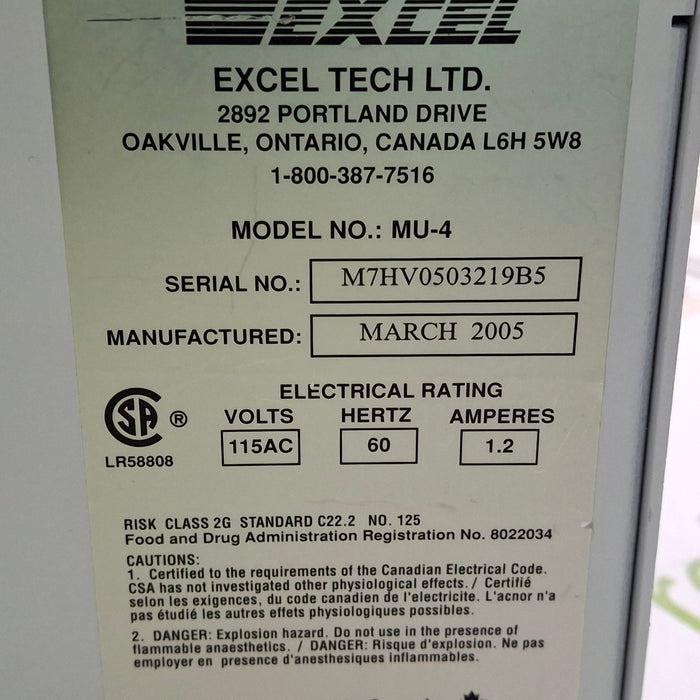 Excel Tech Excel Tech Multi IV MU-4 Therapy Unit Fitness and Rehab Equipment reLink Medical