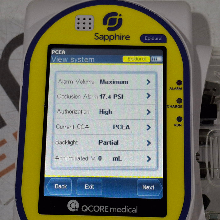 QCore Medical QCore Medical Sapphire Epidural Infusion Pump Infusion Pump reLink Medical