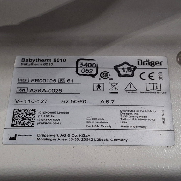 Draeger Medical Draeger Medical Babytherm 8010 Infant Warmer Infant Warmers and Incubators reLink Medical