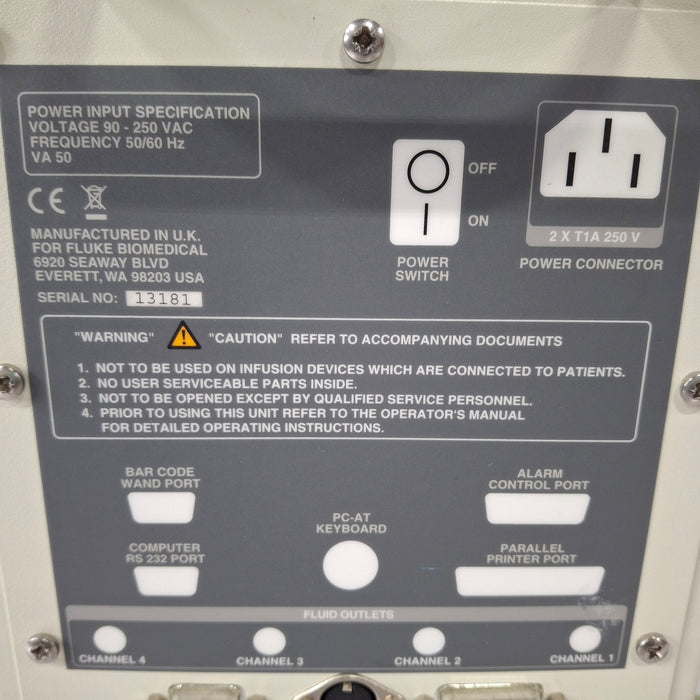Fluke Fluke IDA-4 Plus Infusion Device Analyzer Test Equipment reLink Medical