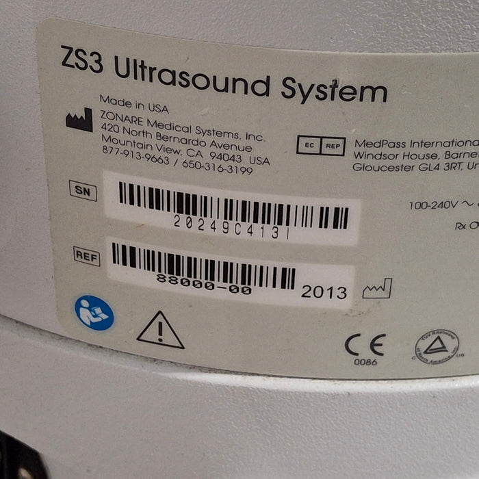 Zonare Z. One Pro Ultrasound System
