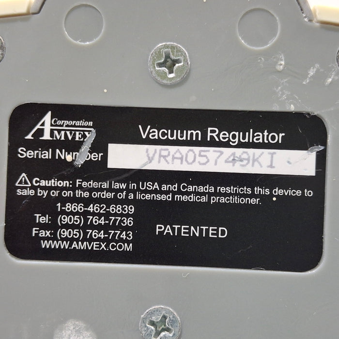 Amvex Amvex Vacuum Regulator Respiratory reLink Medical
