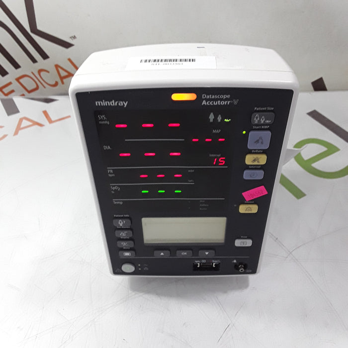 Mindray Mindray Datascope Accutorr V Vital Signs Monitor Patient Monitors reLink Medical