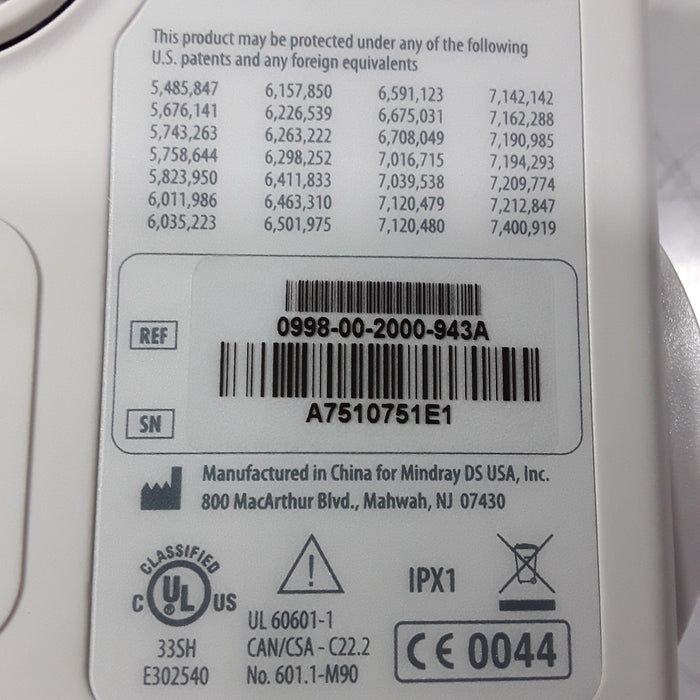 Mindray Mindray Datascope Accutorr V Vital Signs Monitor Patient Monitors reLink Medical