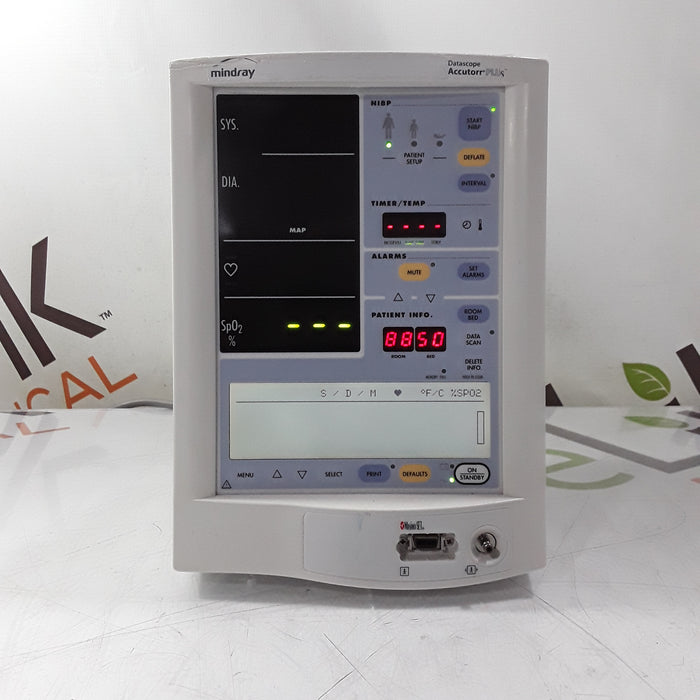 Datascope Datascope Accutorr Plus Vital Signs Monitor Patient Monitors reLink Medical