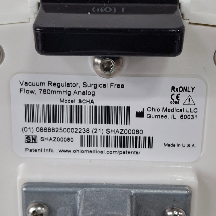 Ohio Medical Corporation Ohio Medical Corporation Vacuum Regulator Respiratory reLink Medical