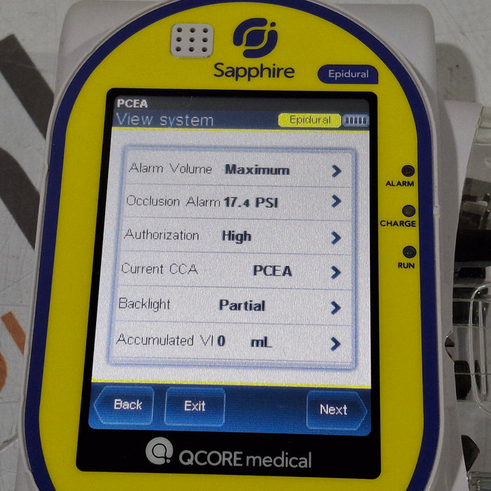 QCore Medical QCore Medical Sapphire Epidural Infusion Pump Infusion Pump reLink Medical