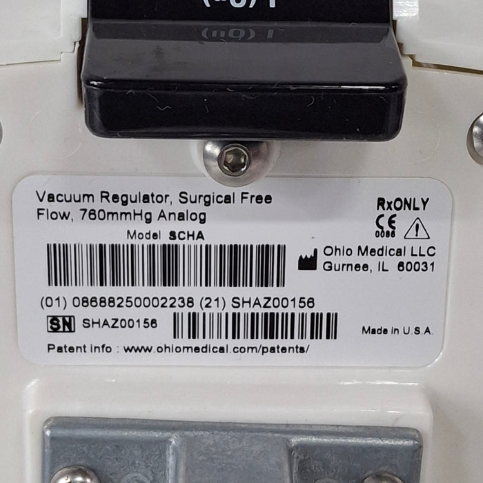 Ohio Medical Corporation Ohio Medical Corporation Vacuum Regulator Respiratory reLink Medical