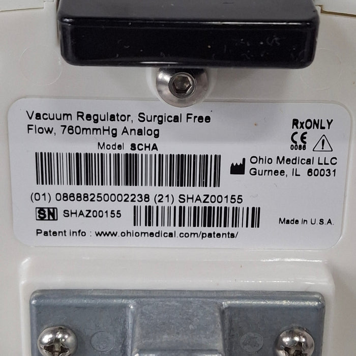 Ohio Medical Corporation Ohio Medical Corporation Vacuum Regulator Respiratory reLink Medical