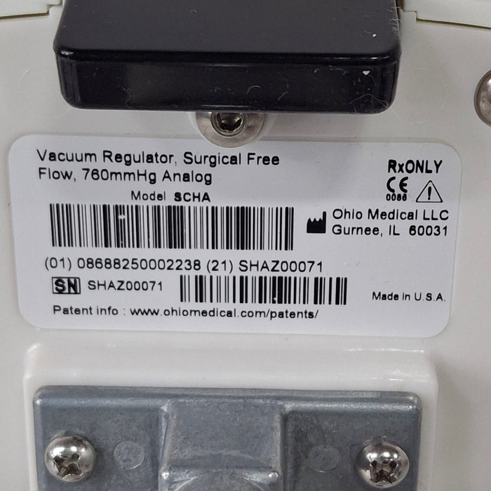 Ohio Medical Corporation Ohio Medical Corporation Vacuum Regulator Respiratory reLink Medical