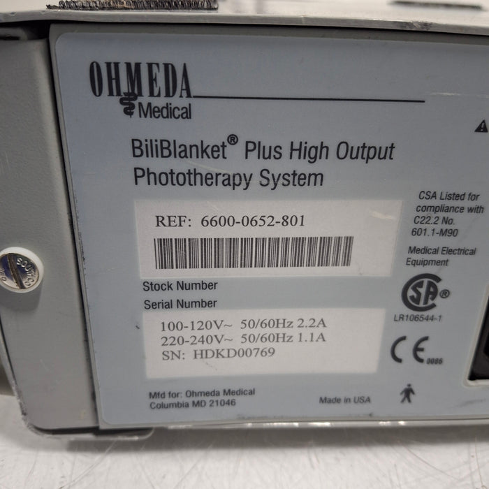 Ohmeda Medical Ohmeda Medical BiliBlanket Plus Phototherapy System Infant Warmers and Incubators reLink Medical