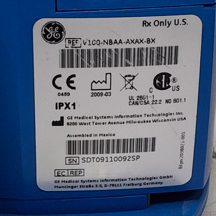 GE Healthcare GE Healthcare Dinamap V100 - NIBP, SpO2, Temp Vital Signs Monitor Patient Monitors reLink Medical