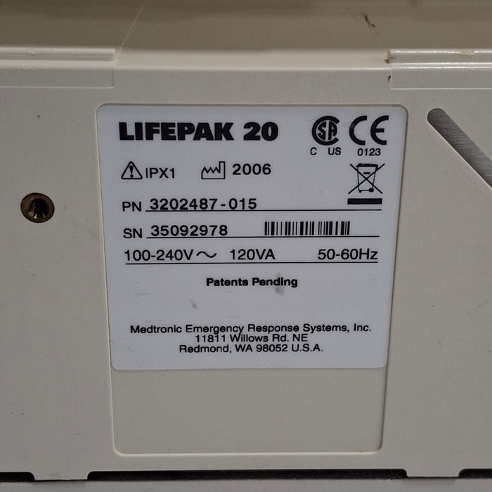 Physio-Control Physio-Control LifePak 20 Defib Defibrillators reLink Medical