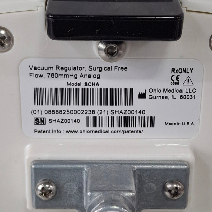 Ohio Medical Corporation Ohio Medical Corporation Vacuum Regulator Respiratory reLink Medical