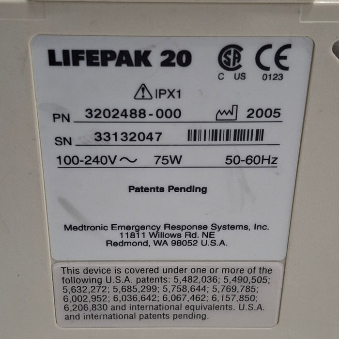 Physio-Control Physio-Control LifePak 20 Defib Defibrillators reLink Medical
