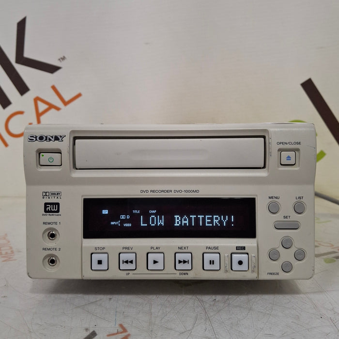 Sony Sony DVO-1000MD Video Digitizer DVD Recorder CR and Imagers reLink Medical