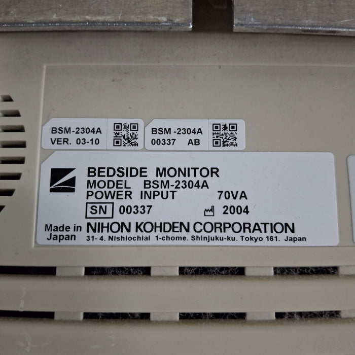 Nihon Kohden Nihon Kohden BSM-2304A Patient Monitor Patient Monitors reLink Medical