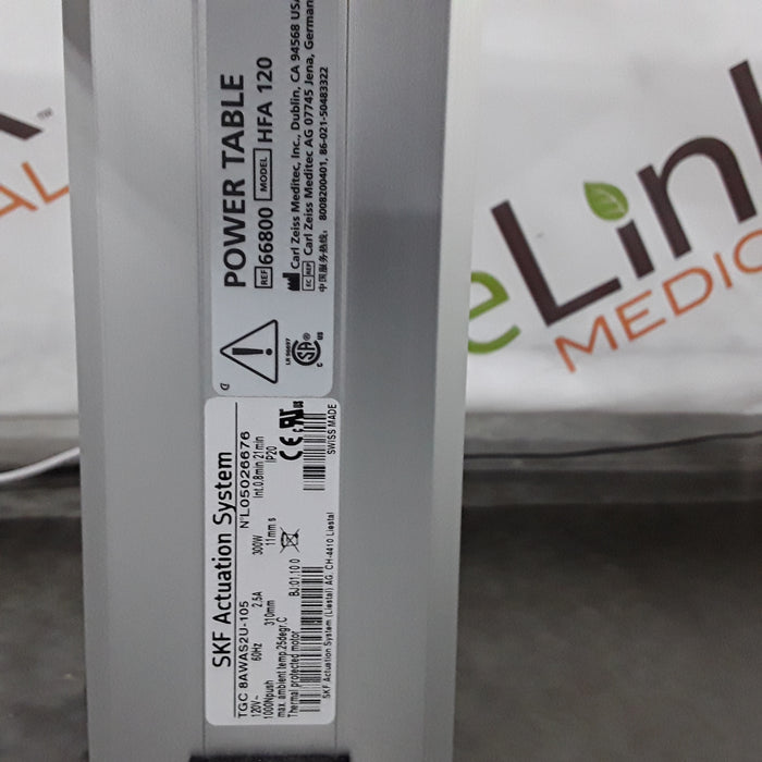 Carl Zeiss Ophthalmic Power Table