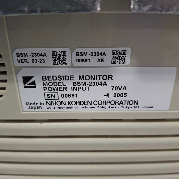 Nihon Kohden Nihon Kohden BSM-2304A Patient Monitor Patient Monitors reLink Medical